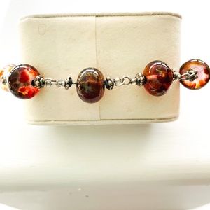 Designer Handmade Glass Bead Bracelet